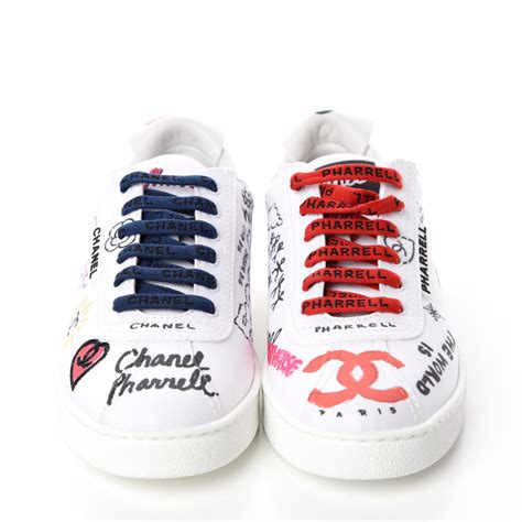 chanel pharrell off white shoes|chanel x pharrell sneaker.